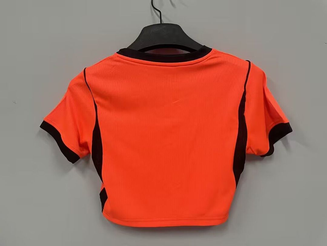 Netherlands 2026 World Cup Home Crop Top size S-2XL