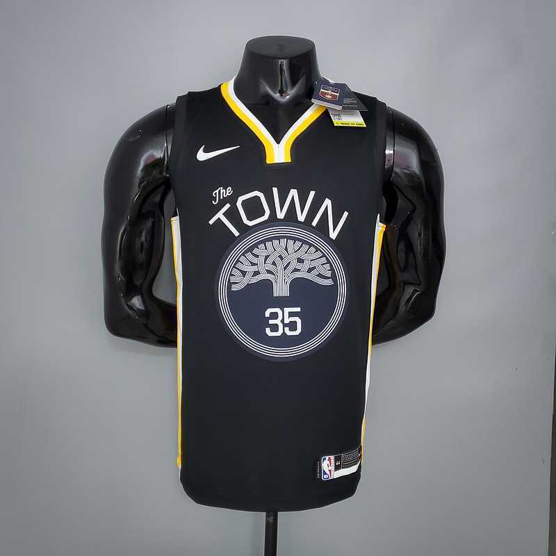 Durant#35 Golden State Warriors black