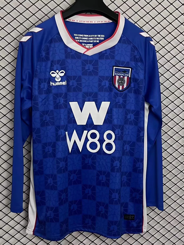 25-26 Sunderland away long sleeves soccer jersey size S-2XL