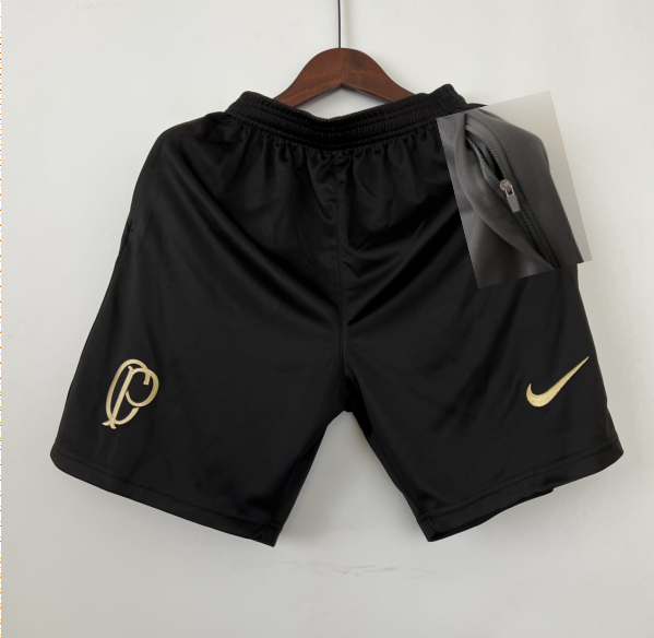 Pantalon Corto de Futbol #2223 Shorts Corinthians Black S-XXL — Minkang