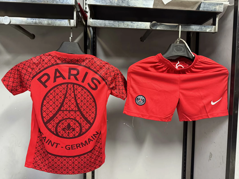 25-26 PSG Red training kid kit
