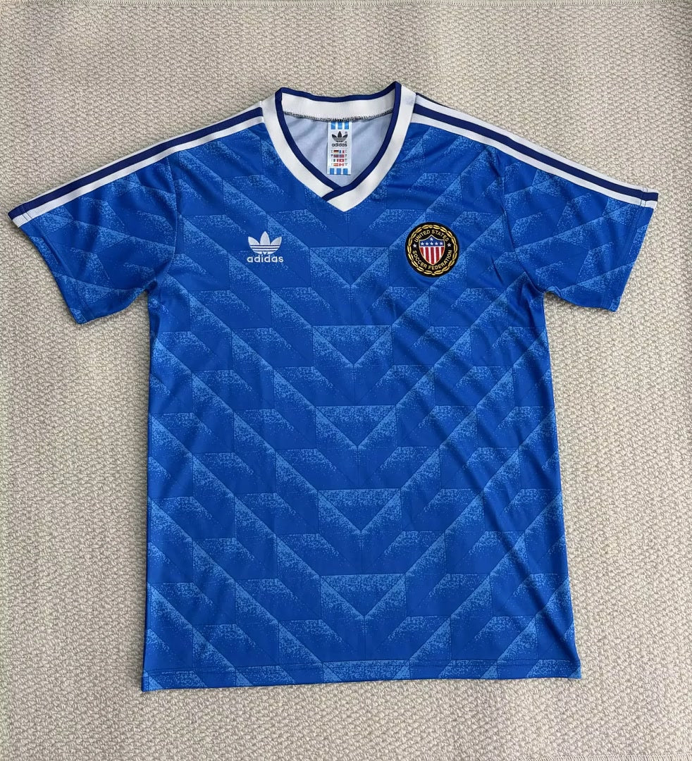 Retro 1988 USA Away Soccer Jersey size S-2XL