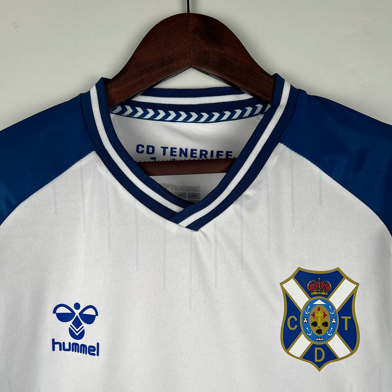 23-24 Tenerife home soccer jersey