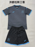 Kids Kit Honduras 2026 World Cup third soccer jersey size 16-28