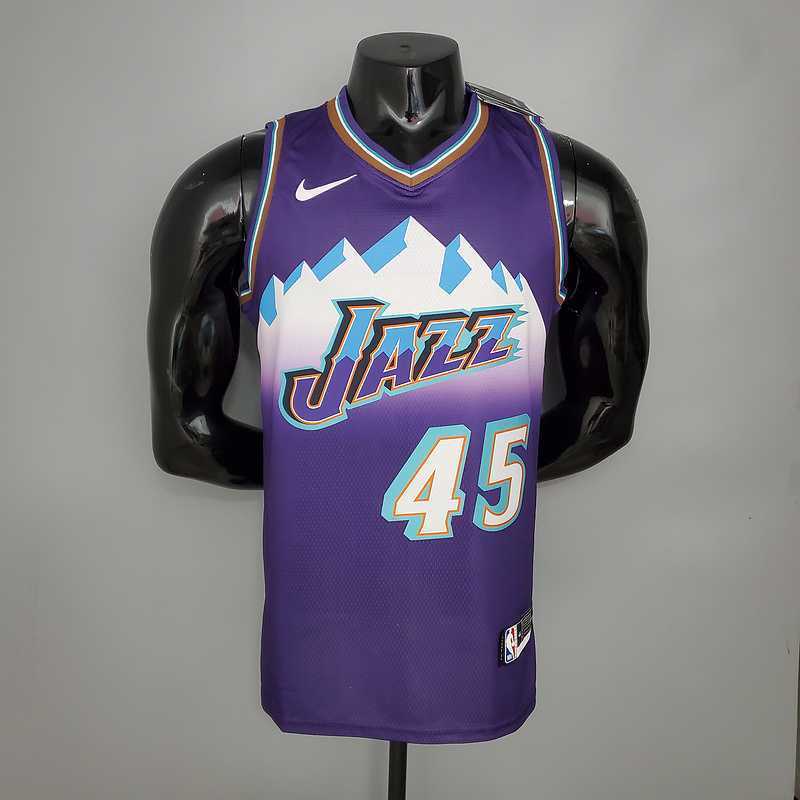 MITCHELL#45 Retro Jazz Snow Mountain Edition Purple