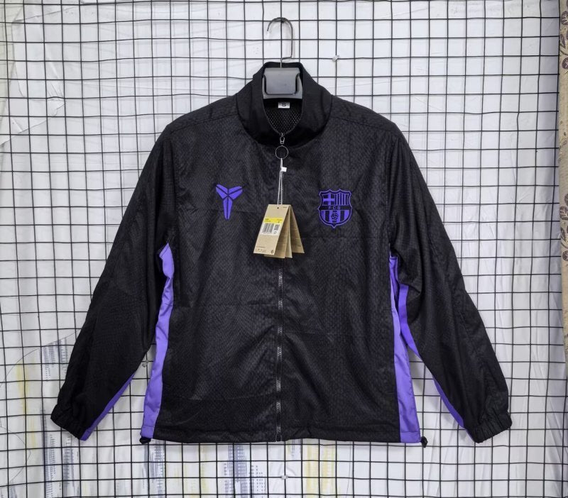 25-26 Barcelona Black Windbreaker
