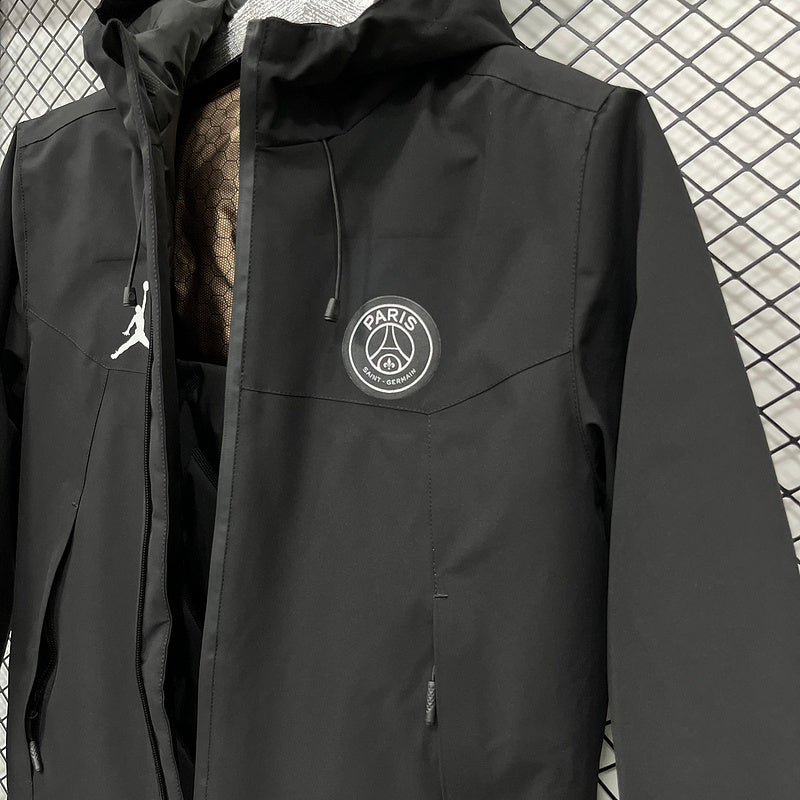 24-25 Paris Saint-Germain Black Cotton Jacket