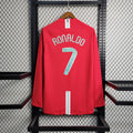07-08 Manchester United Champions League version home Long Sleeve