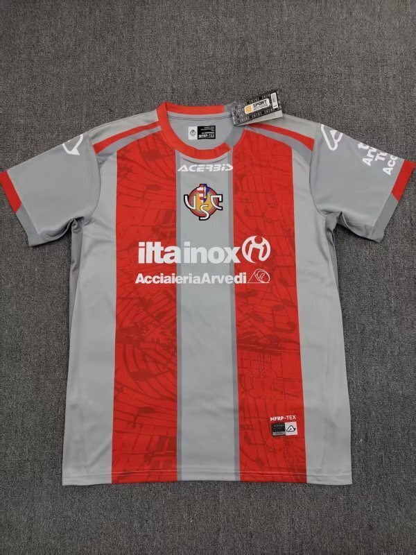 25-26 Cremonese Home Soccer Jersey