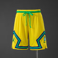 Pantalon Corto de Futbol #Brazil 2026 Basketball Shorts Yellow S-4XL — Minkang