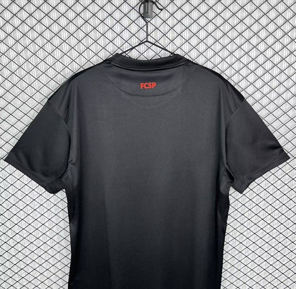 Retro 2013/14 FC St. Pauli Black soccer jersey Size S-2XL