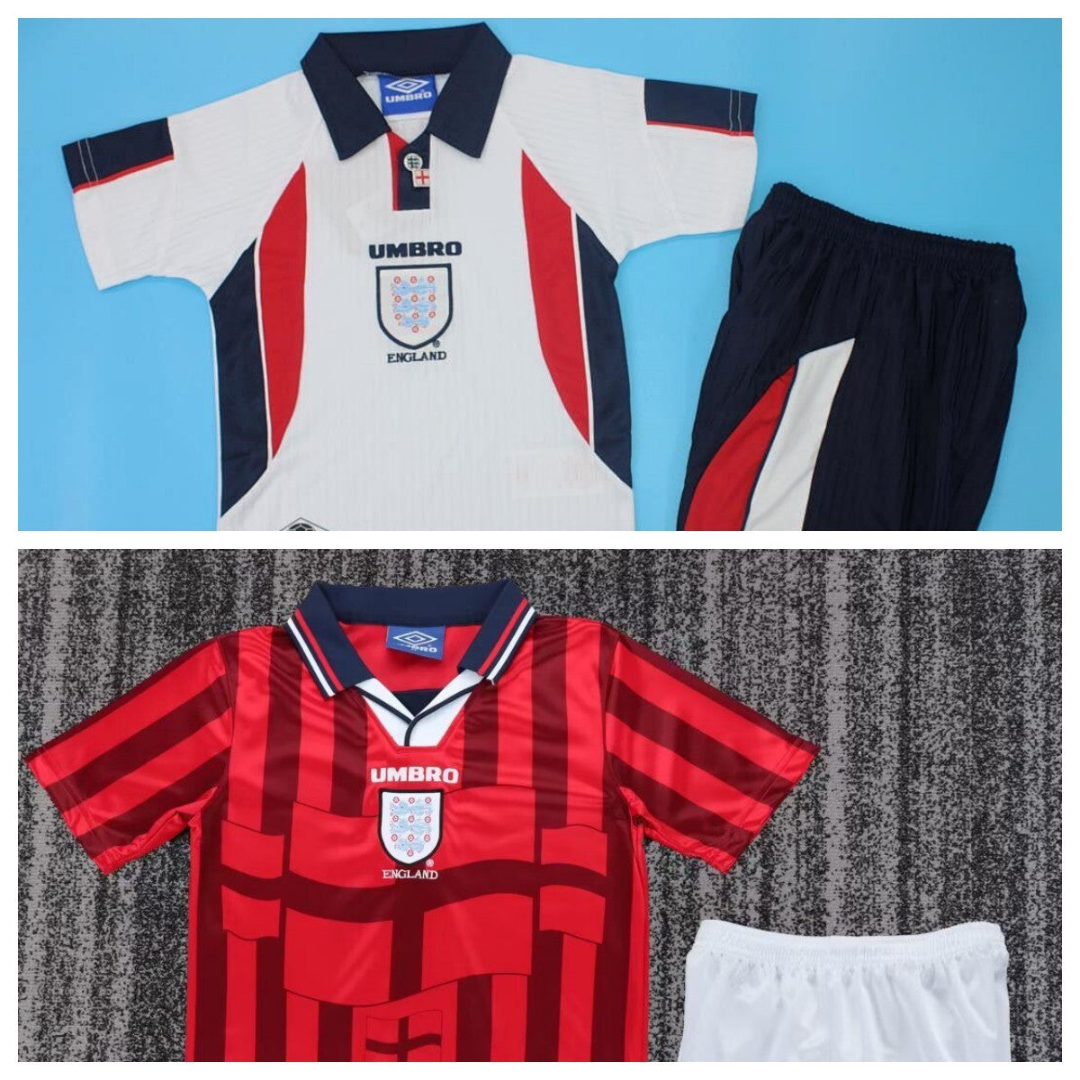 ENGLAND 98 Kit infantil — National Retro