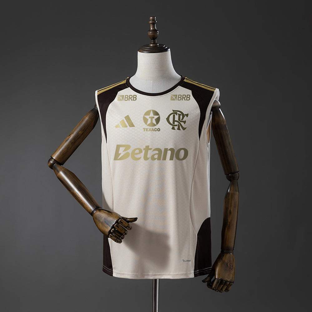 Flamengo 26/27 All sponsors Training - Apricot Vest Jersey S-4XL