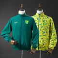 Norwich City Reversible Jacket Windbreaker - Blue &amp; Yellow S-XXL