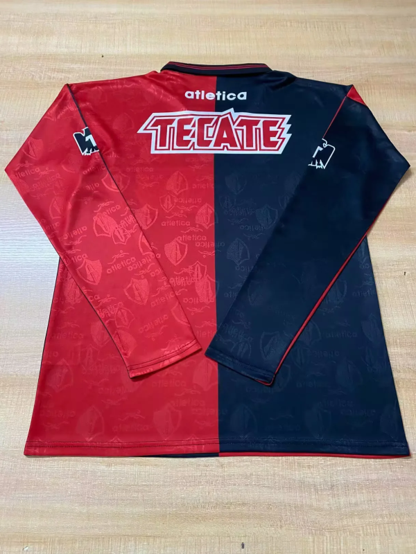 Retro Atlas 1995/96 home long sleeves soccer jersey