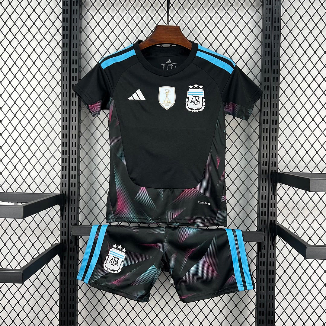 Kids Argentina 2026 World Cup Goalkeeper Kit size 16-28
