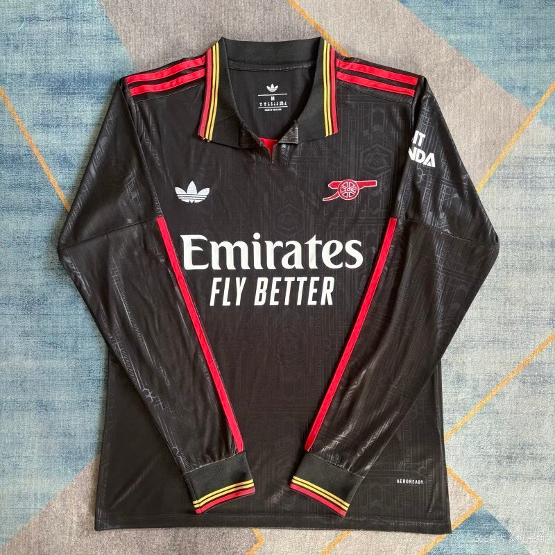 Arsenal 2025/26 Black Special Long Sleeve Jersey