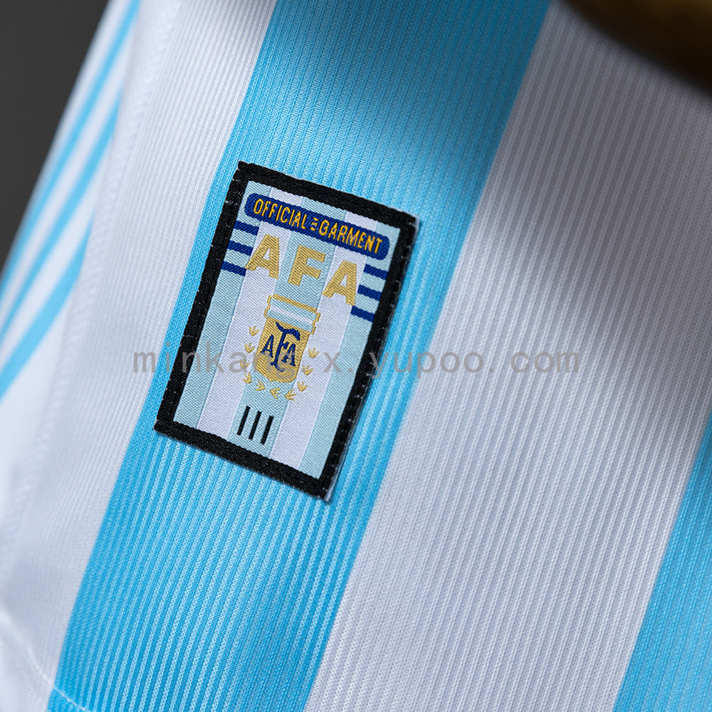 Argentina 1998 Home Long Sleeve Retro Jersey S-XXL
