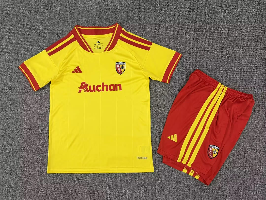 Kids Kit Lens 2026/27 Home Soccer Jersey size 16-28