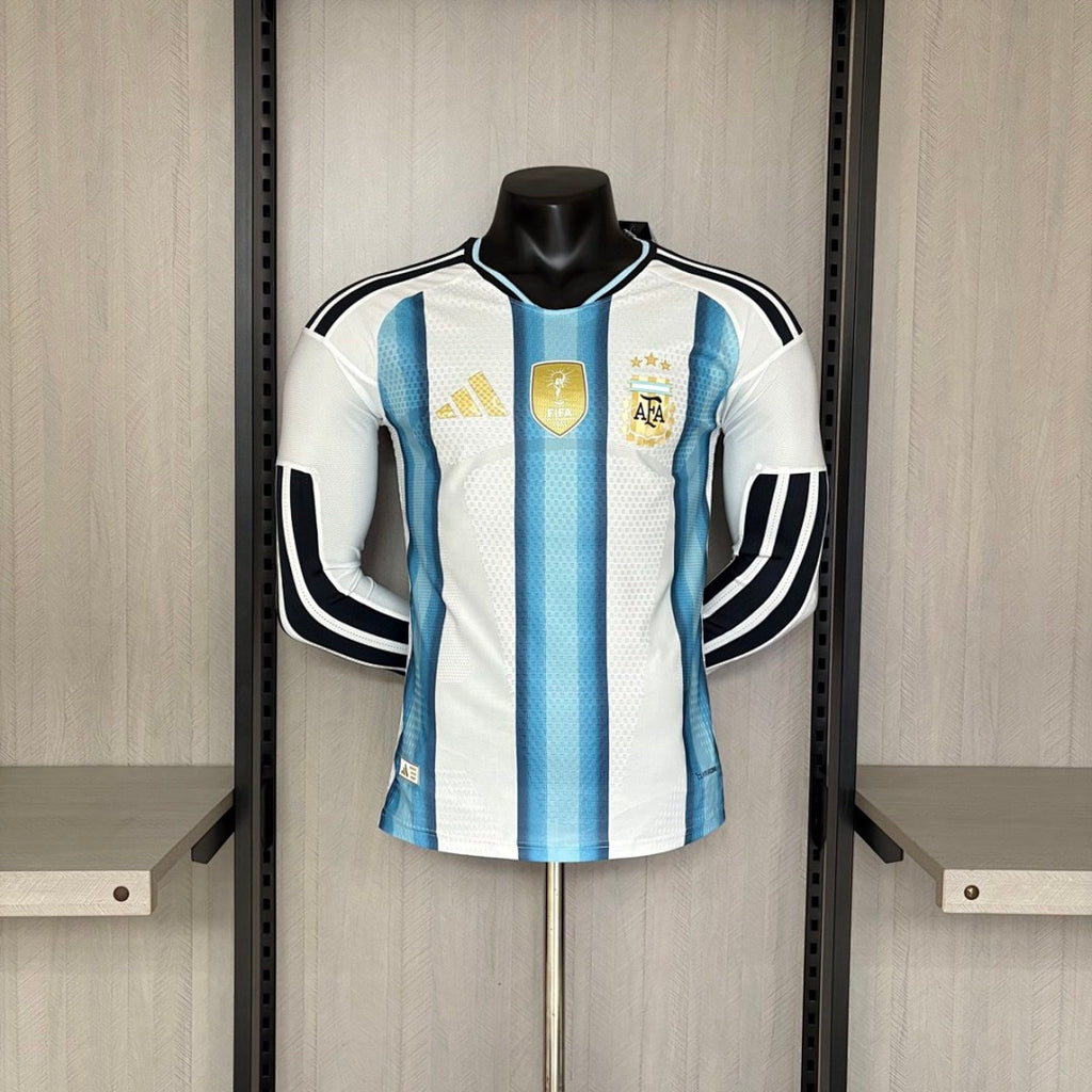 Argentina 2026 World Cup Home Long Sleeve player version soccer jerseys