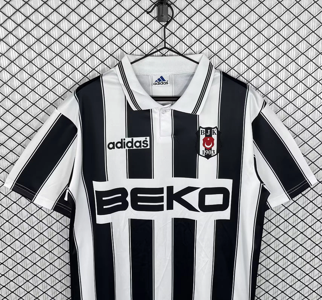 Retro 1996/97 Besiktas away soccer jersey size S-2XL