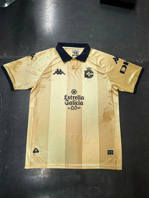 24-25 Deportivo de La Coruna 25 years anniversary soccer jersey