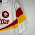 90-91 Roma away white soccer jersey