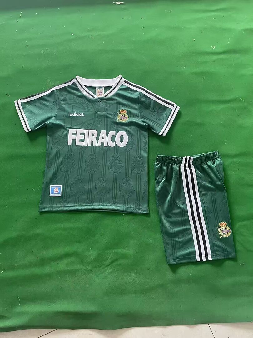 Deportivo de La Coruna 1999/00 Away kid kit size 16-28