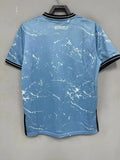 23-24 Leverkusen third Away blue jersey
