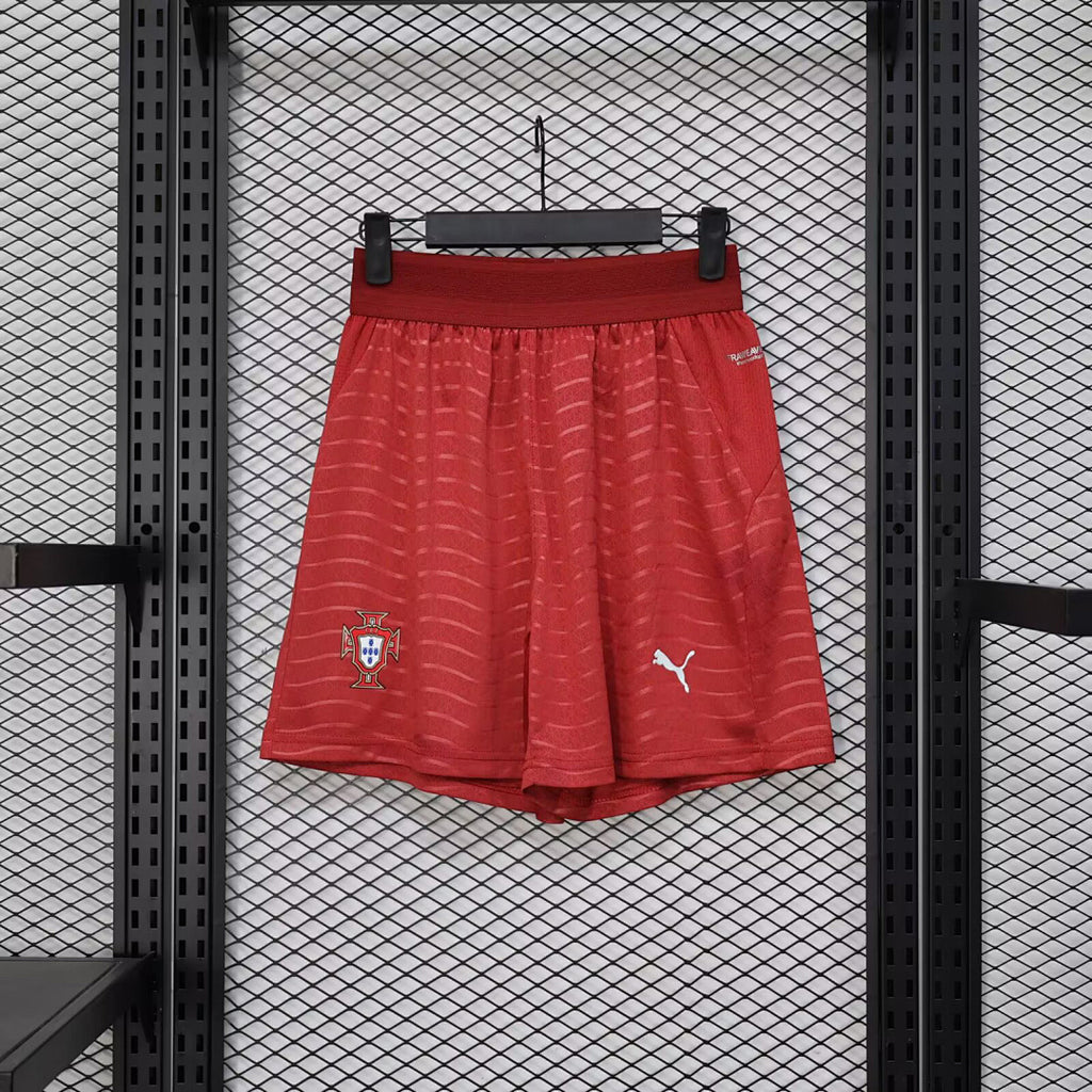 Pantalon Corto de Futbol Player Version #2026 Portugal Home Stadium Player Shorts — Zhang199