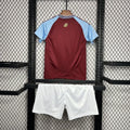 24-25 Aston Villa home kid kit