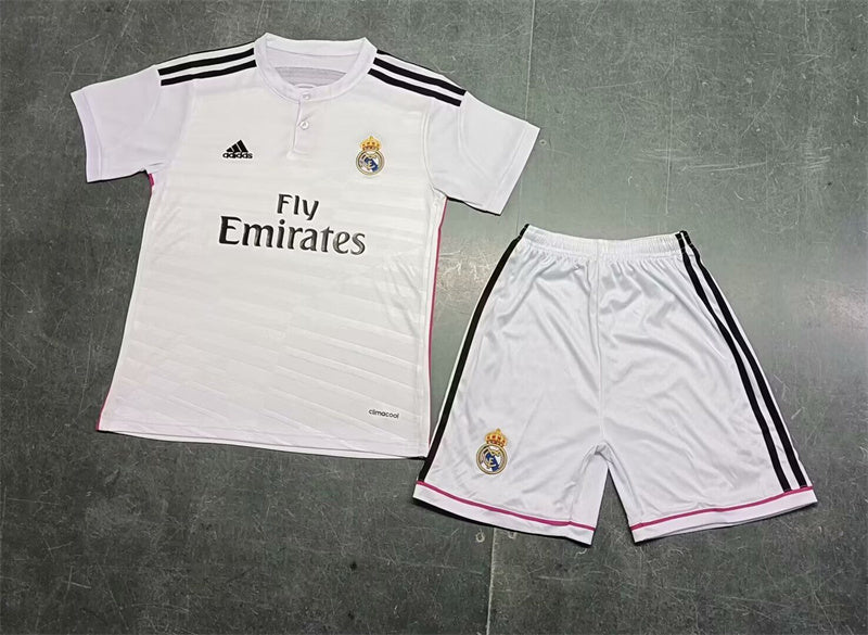 14-15 Real Madridhome retro kid kit