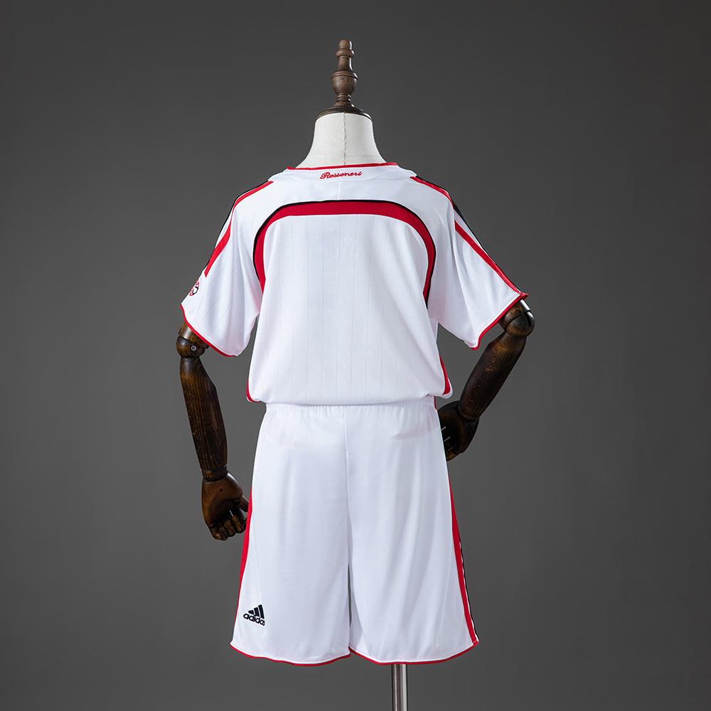 AC Milan 06/07 Away Retro Kids Kit Jersey Size 16-28