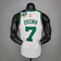 BROWN#7 75th Anniversary Celtics White