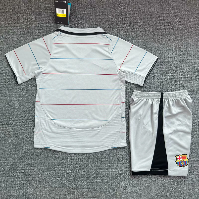 03-04 Barcelona away retro kid kit