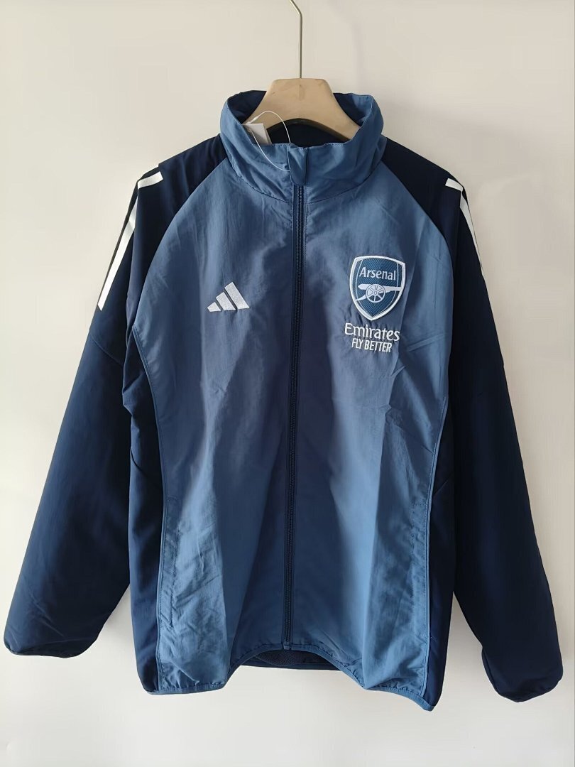 Arsenal 2026 Blue Windbreaker