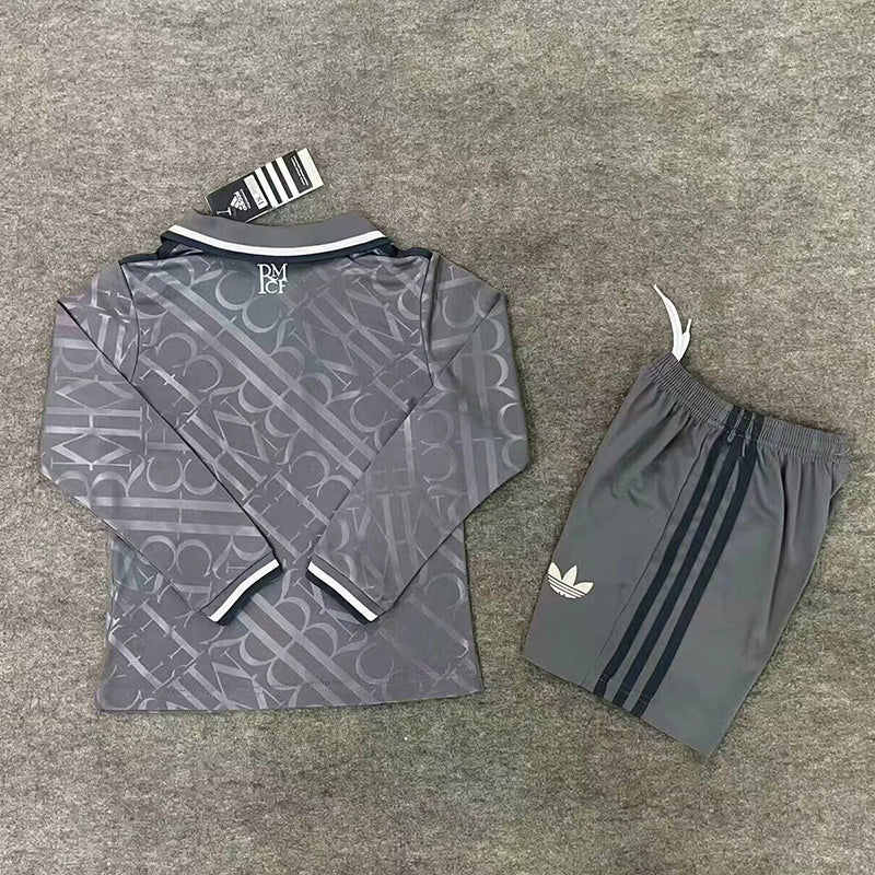 24-25 Real Madrid Third away long sleeve kid kit