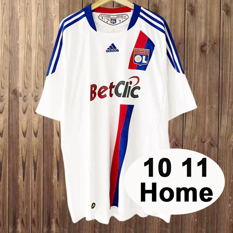 10-11 Lyon home retro jersey