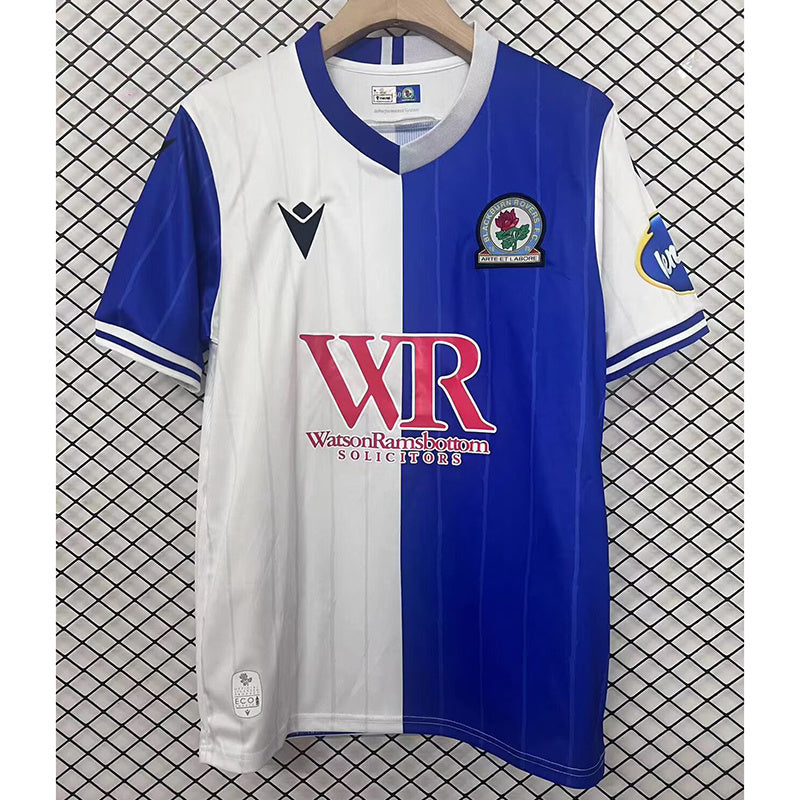 25-26 Blackburn Rovers Home Soccer Jersey