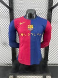 24-25 Barcelona Coldplay Long Sleeve Player version jersye