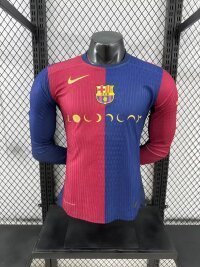24-25 Barcelona Coldplay Long Sleeve Player version jersye
