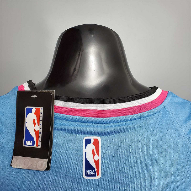 WADE #3 Miami Heat V-neck blue