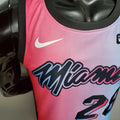 New Miami Heat IGUODALA#28 City Edition Pink Blue Gradient Color