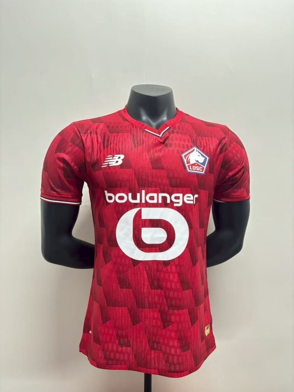 25-26 Lille OSC home Player Version soccer jersey size S-2XL