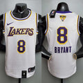 New Bryant #8 Lakers Round neck white
