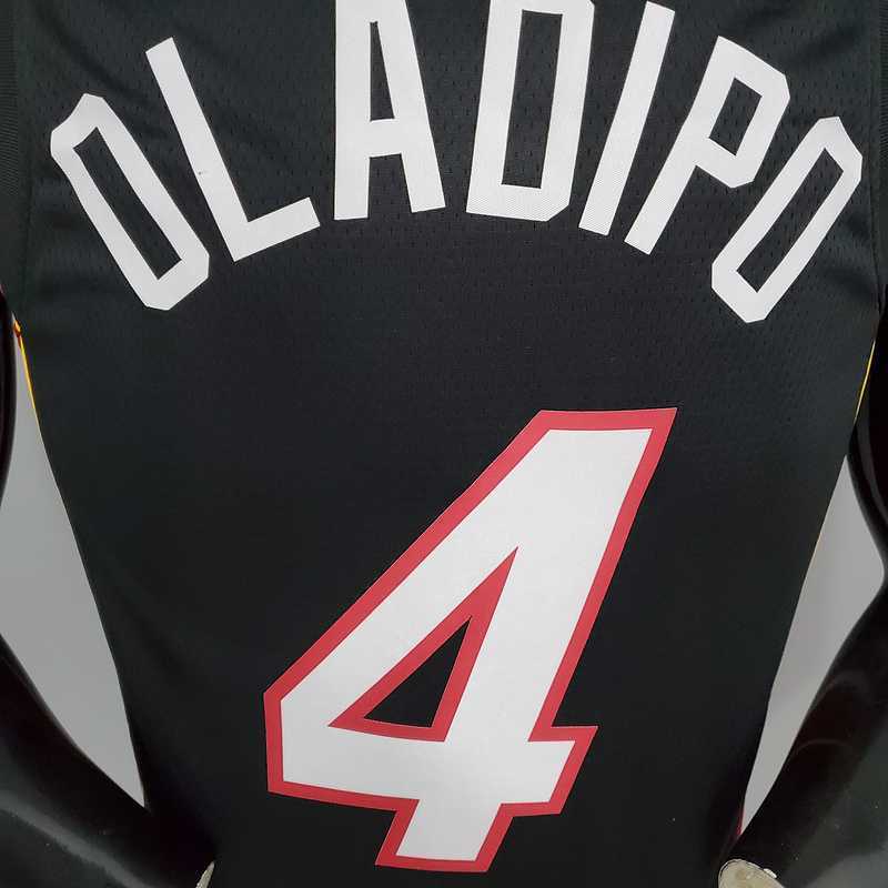 Miami Heat OLADIPO#4 #4 Black