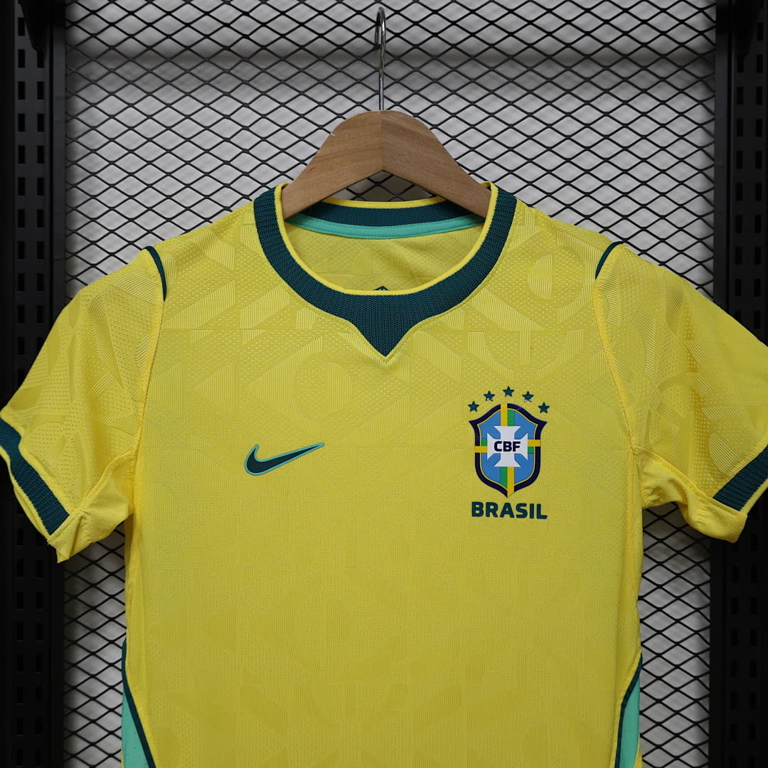 Woman Brazil 2026 World Cup Home Player Version soccer jersey size S-2XL