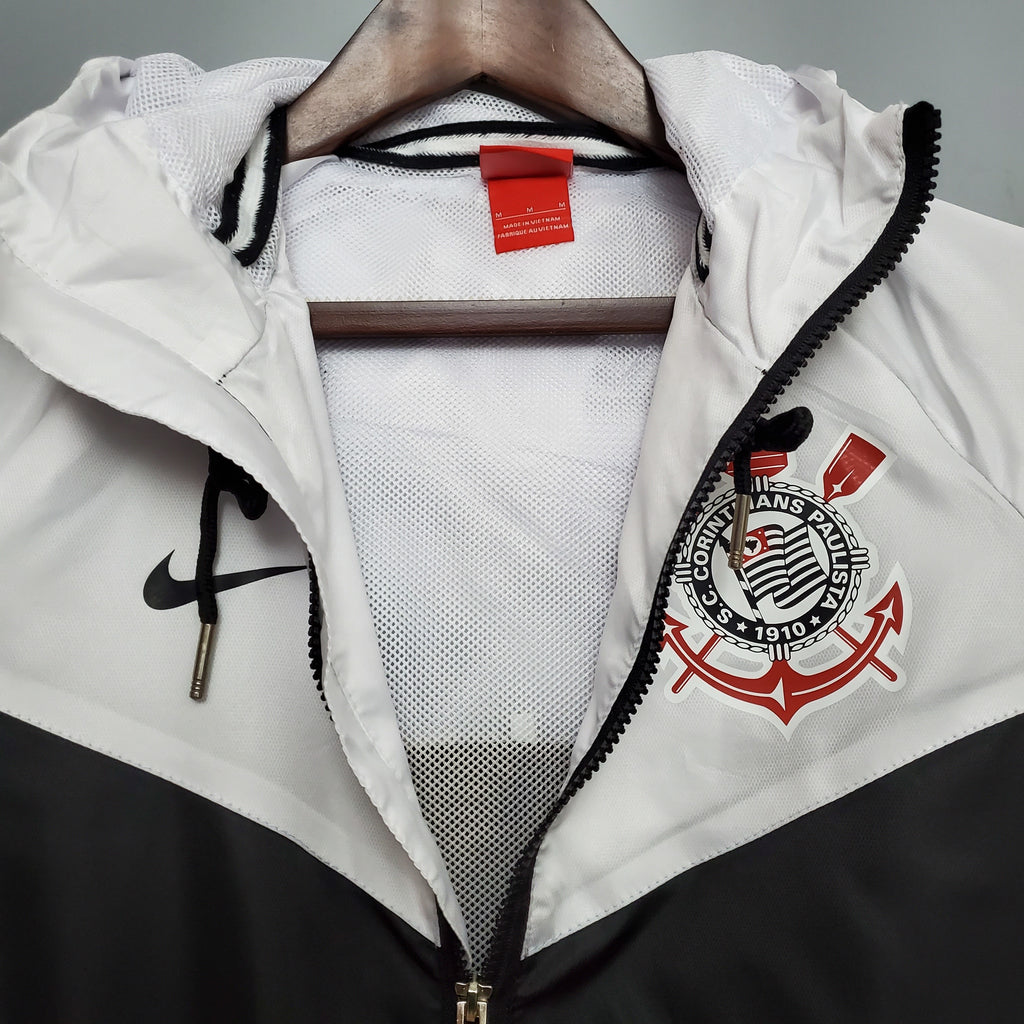 Windbreaker Corinthians Black &amp; White S-XXL