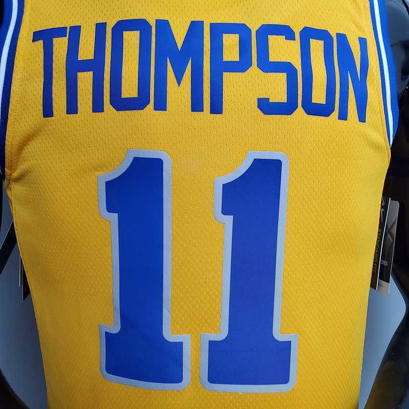 Retro version THOMPSON#11 Golden State Warriors yellow