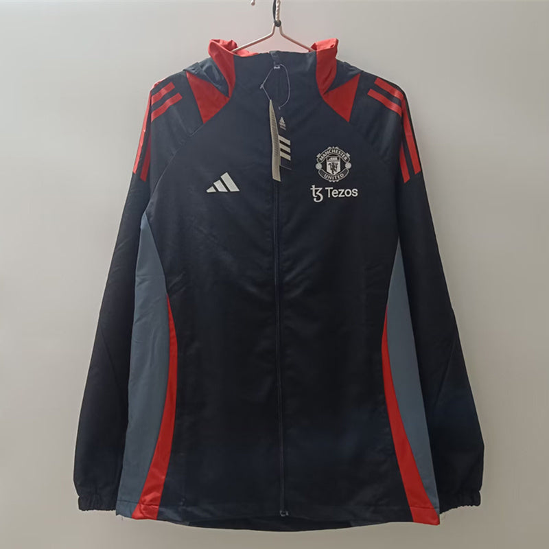 Manchester United black windbreaker
